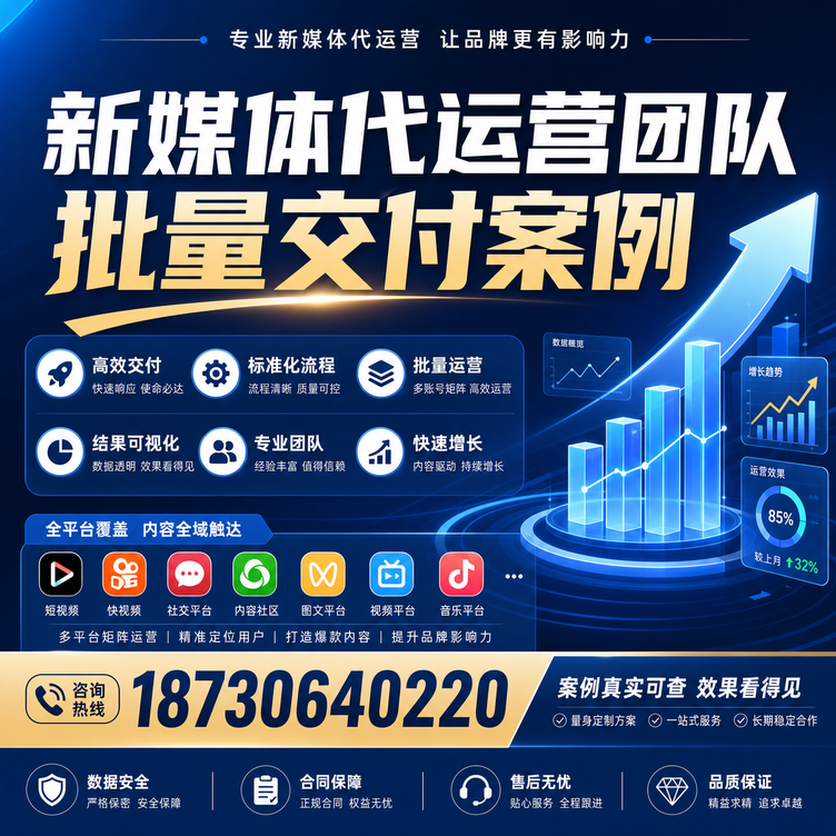 十堰代运营公司多客户账号批量高效交付案例